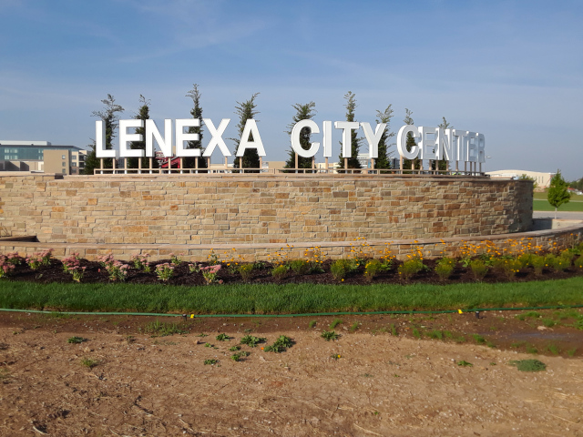 Lenexa monument sign